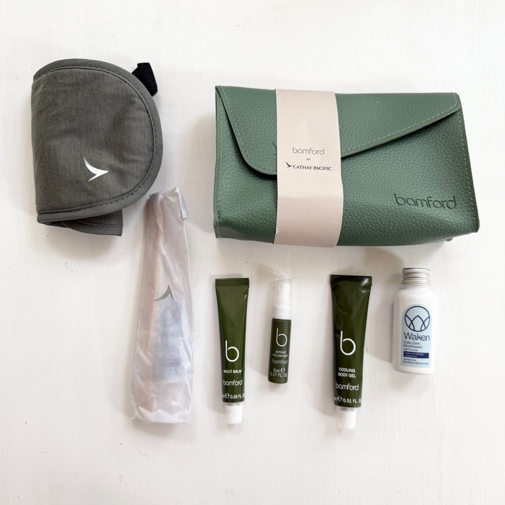 BamFord Travel Pouch and Skincare Collection exclusively made for Cathay Pacific
